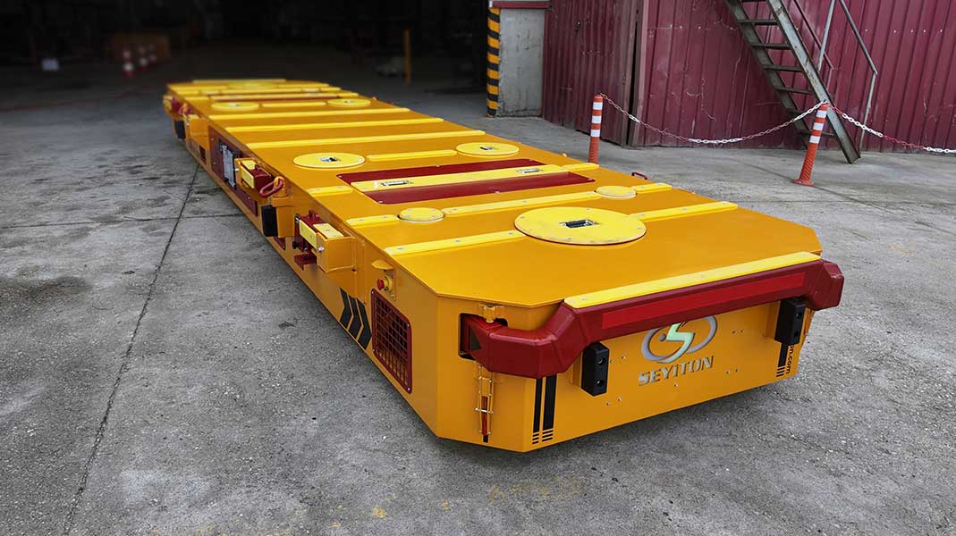 Akkubetriebener Schienenloser Transferwagen