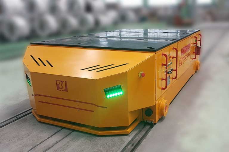 Kablosuz Enerjili Raylı Transfer Arabaları